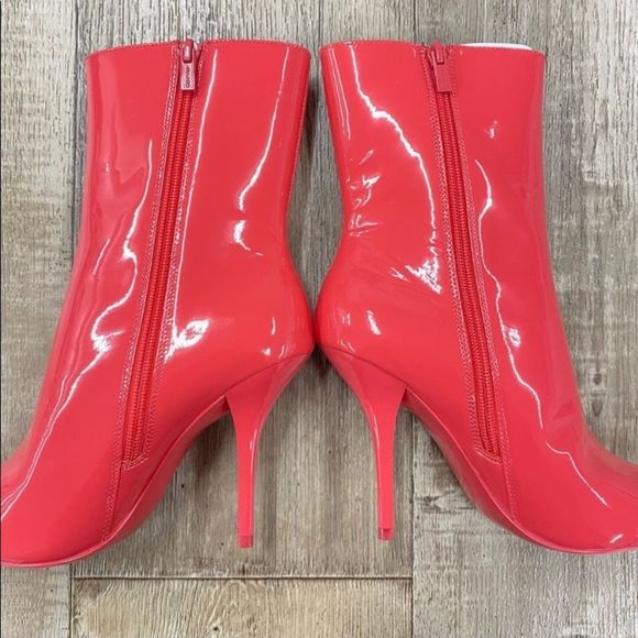 Calvin Klein Rose Quartz Heel Boots - Picture 2 of 4